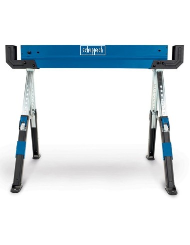 Cavalletti pieghevoli lavoro supporto appoggio richiudibile 2pz Scheppach mwb600