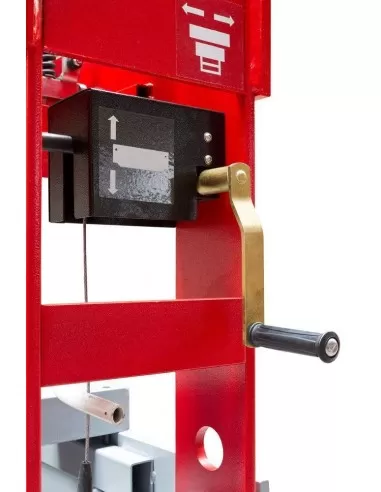 Pressa idraulica manuale e pneumatica 100t holzmann wp100h