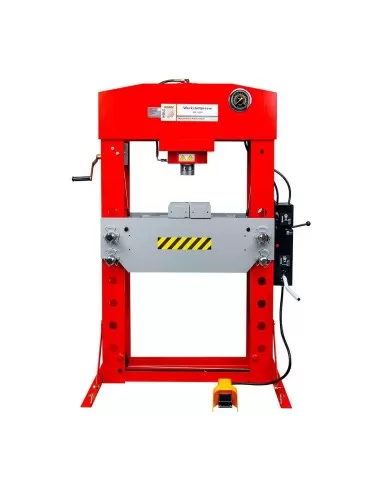Pressa idraulica manuale e pneumatica 100t holzmann wp100h