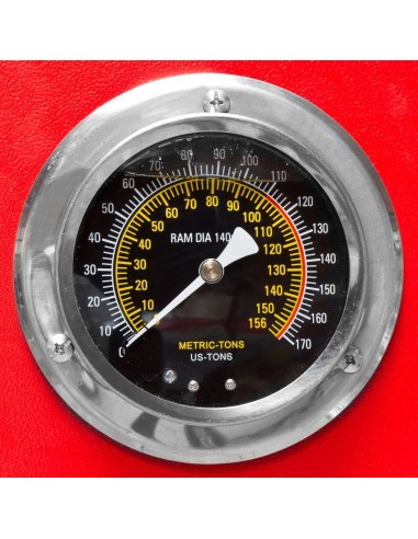 Pressa idraulica manuale e pneumatica 100t holzmann wp100h