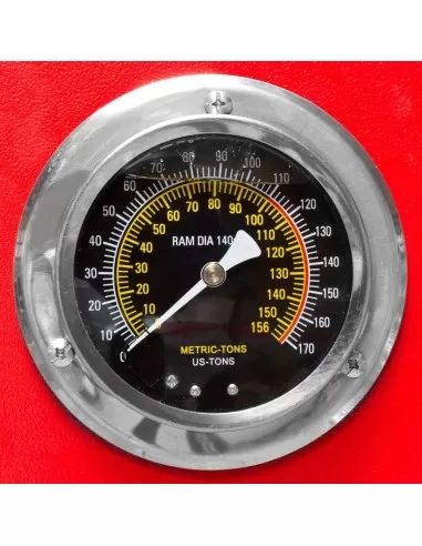 Pressa idraulica manuale e pneumatica 100t holzmann wp100h