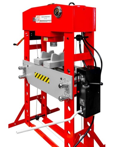 Pressa idraulica manuale e pneumatica 100t holzmann wp100h