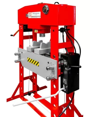 Pressa idraulica manuale e pneumatica 100t holzmann wp100h
