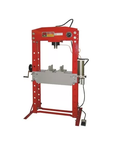 Pressa idraulica manuale e pneumatica 50t holzmann wp50h