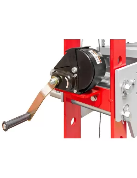 Pressa idraulica manuale e pneumatica 75t holzmann wp75h