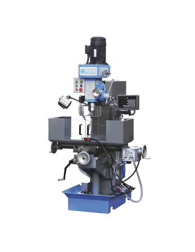 Fresatrice fresa verticale a testa veloce 1,5 kw 400v Fervi f050