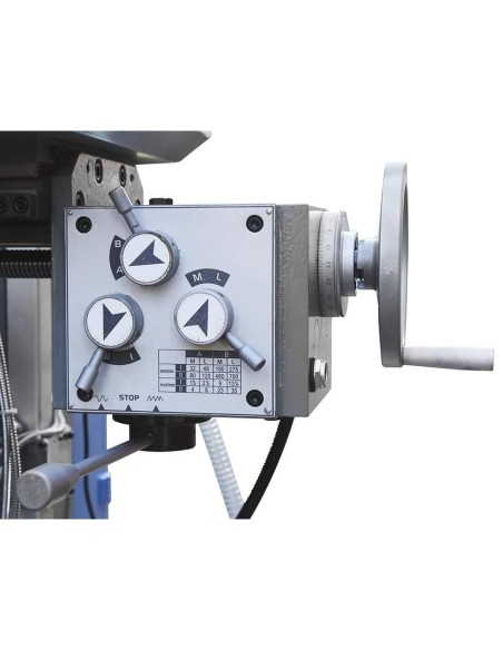 Fresatrice fresa verticale a testa veloce 1,5 kw 400v Fervi f050