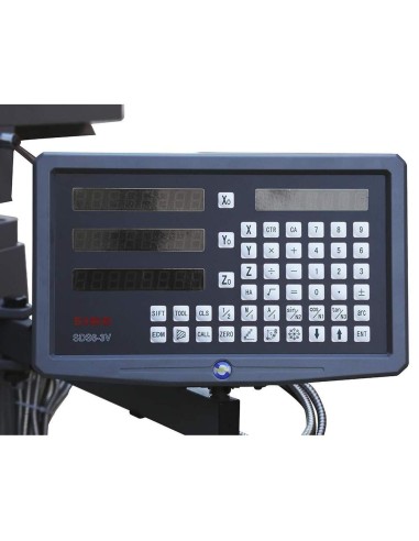 Fresa a testa veloce con inverter 2,2 kw 400v Fervi f050i