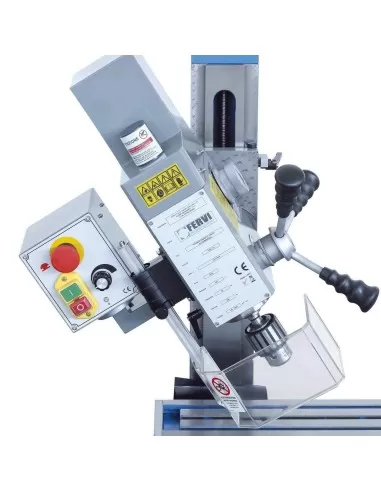 Trapano fresa ad ingranaggi da banco Fervi t059/16v