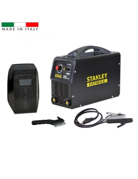Saldatrice inverter tig 200 Ah mma con accessori e maschera STANLEY FATMAX EVO200