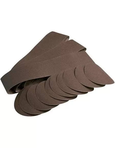 Nastri e dischi abrasivi kit 12pz per levigatrici Scheppach bts800 bts900 Nastri e dischi abrasivi kit 12pz per levigatrici Scheppach bts800 bts900