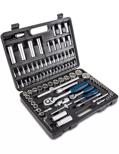 4 - Valigia con utensili attrezzi e accessori 94pz Scheppach tb94