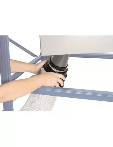 8 - Adattatore flessibile universale ø 35 - 150 mm per aspiratori e aspiratrucioli