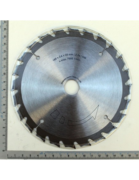 Lama sega circolare per legno disco 160 x 20 mm 24t per Scheppach pl55 e pl55li Lama sega circolare per legno disco 160 x 20 mm 24t per Scheppach pl55 e pl55li