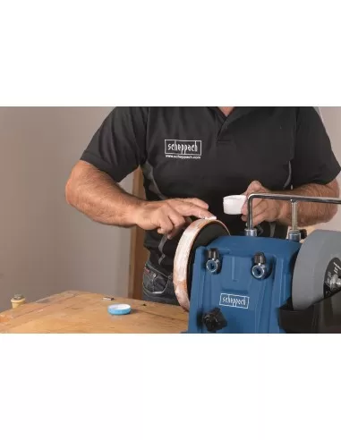 Affilatrice a umido acqua Scheppach tiger 5000s affila coltelli forbici mola
