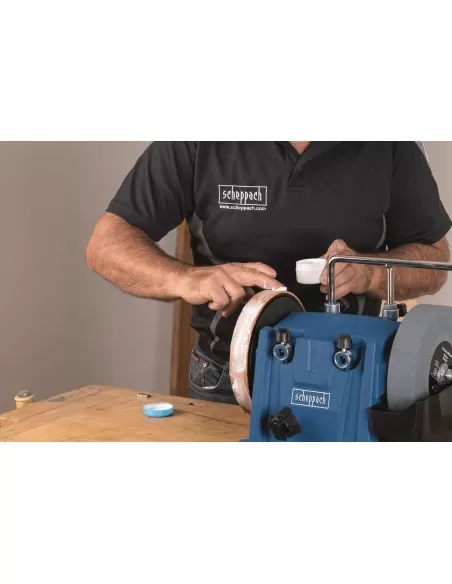 Affilatrice a umido acqua Scheppach tiger 5000s affila coltelli forbici mola