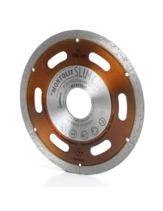 DISCO DIAMANTATO PER LASTRE SOTTILI IN GRES CSS100 + TUTORCUT115 MONTOLIT