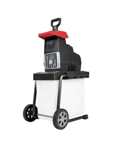 2 - Biotrituratore elettrico a rullo da giardino 2800w Scheppach gs60 +prolunga 20mt