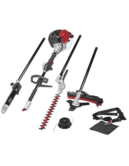 1 - Decespugliatore multifunzione tagliasiepe motosega potatore Scheppach mfh5200-4p