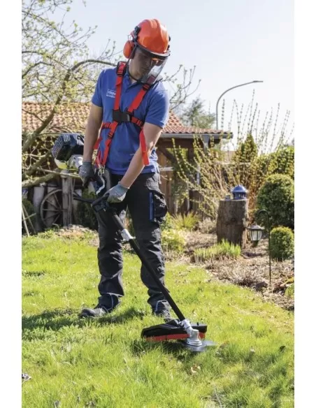 2 - Decespugliatore multifunzione tagliasiepe motosega potatore Scheppach mfh5200-4p