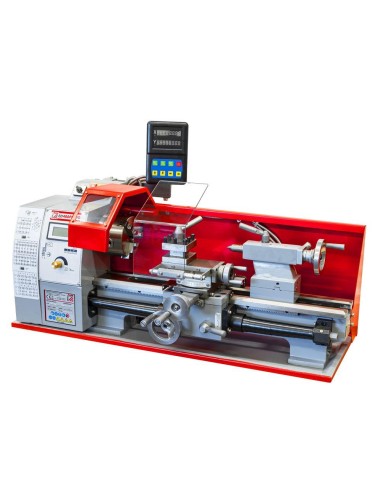 1 - Tornio parallelo ferro metallo con visualizzatore holzmann ed400fddig