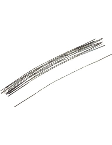 Kit 12 lame per seghetto traforo universale 130x1,03x0,38 38t Scheppach