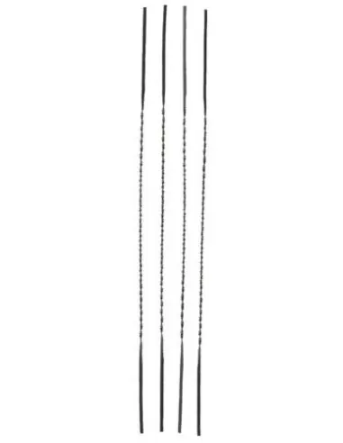 2 - Kit 12 lame per seghetto traforo universale 130x1,03x0,38 38t Scheppach