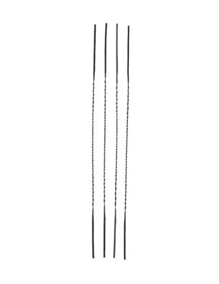 2 - Kit 12 lame per seghetto traforo universale 130x1,03x0,38 38t Scheppach