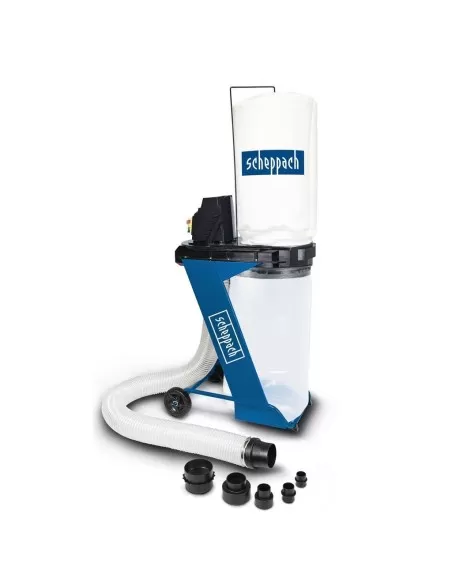 Aspira trucioli carrellato con sacco da 75lt 550w Scheppach dc500 Aspira trucioli carrellato con sacco da 75lt 550w Scheppach dc500