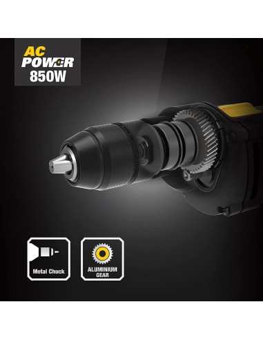 2 - Trapano a percussione 850w 13mm Caterpillar DX16