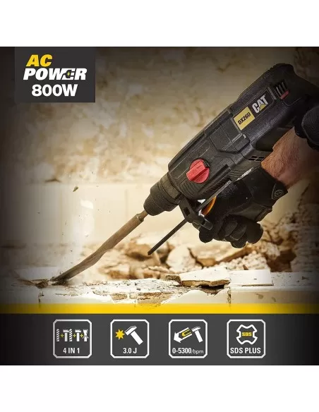 Trapano tassellatore sds-plus 800w 3.0j 26mm Caterpillar DX26