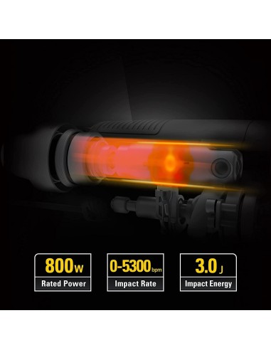 Trapano tassellatore sds-plus 800w 3.0j 26mm Caterpillar DX26