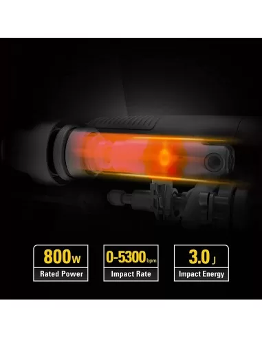 Trapano tassellatore sds-plus 800w 3.0j 26mm Caterpillar DX26