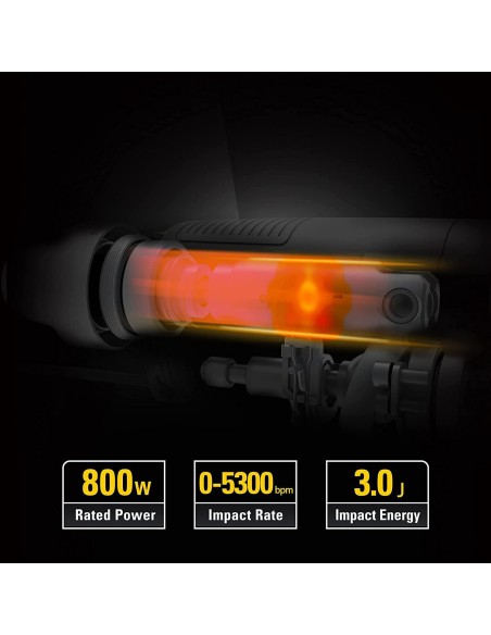 Trapano tassellatore sds-plus 800w 3.0j 26mm Caterpillar DX26