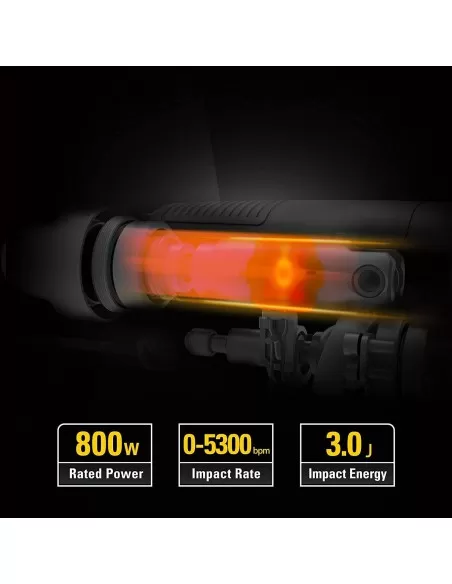 Trapano tassellatore sds-plus 800w 3.0j 26mm Caterpillar DX26