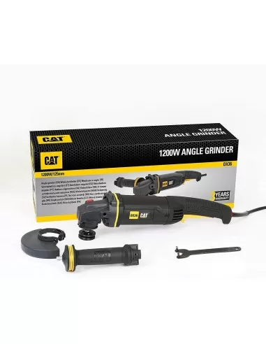 4 - Smerigliatrice angolare 125mm 1200w Caterpillar DX36