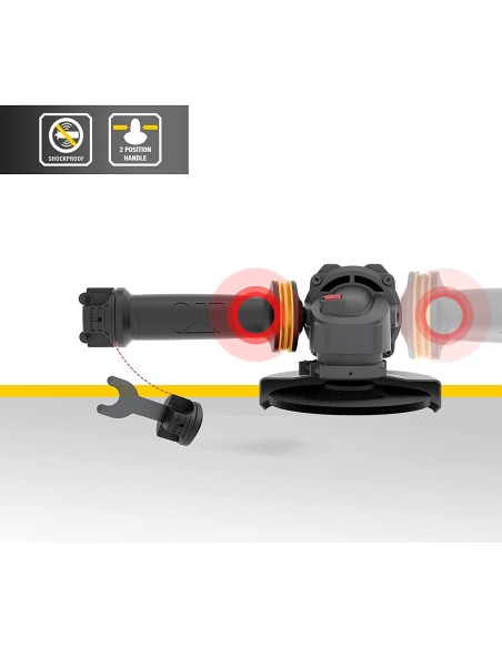8 - Smerigliatrice angolare 125mm 1200w Caterpillar DX36