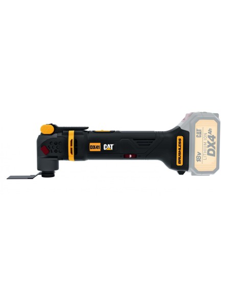 Utensile multifunzione brushless a batteria 18v Caterpillar DX41B solo corpo macchina