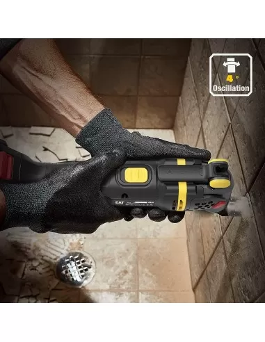 Utensile multifunzione brushless a batteria 18v Caterpillar DX41B solo corpo macchina