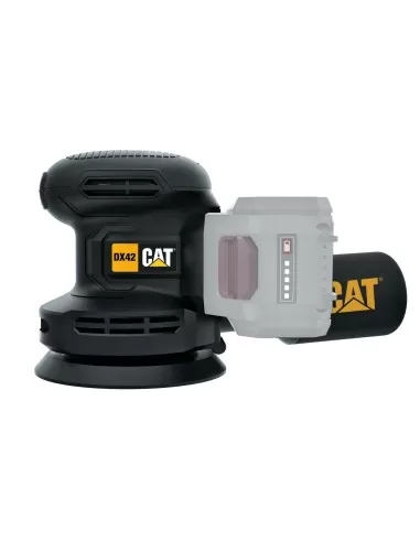 1 - Levigatrice roto-orbitale 125mm a batteria 18v Caterpillar DX42B solo macchina