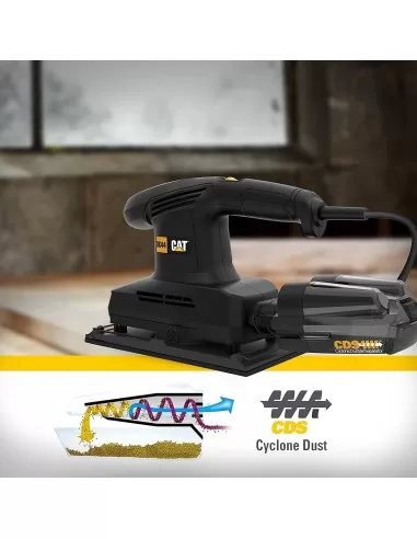 4 - Levigatrice orbitale 1/2 350w Caterpillar DX44