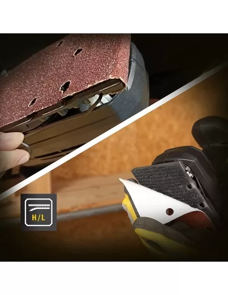 5 - Levigatrice orbitale 1/2 350w Caterpillar DX44