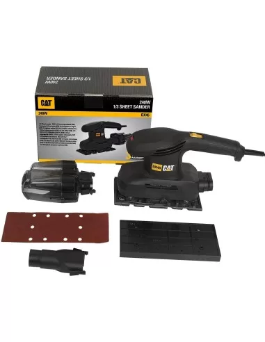 5 - Levigatrice orbitale 1/3 240w Caterpillar DX45