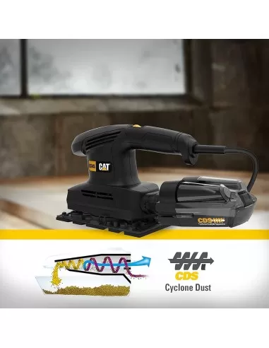 6 - Levigatrice orbitale 1/3 240w Caterpillar DX45