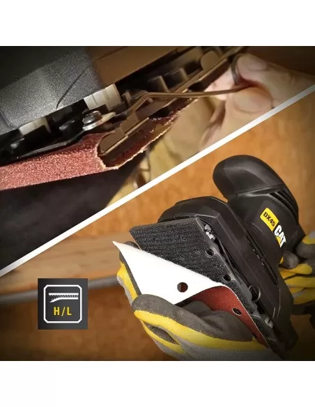 8 - Levigatrice orbitale 1/3 240w Caterpillar DX45