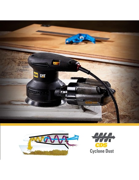 Levigatrice roto-orbitale 125mm 400w Caterpillar DX46