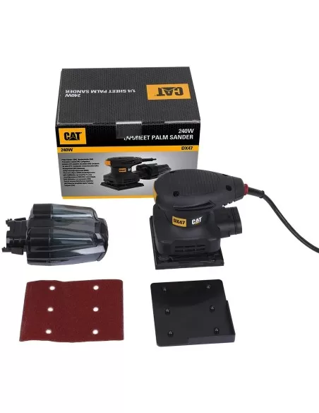 3 - Levigatrice orbitale 1/4 240w Caterpillar DX47