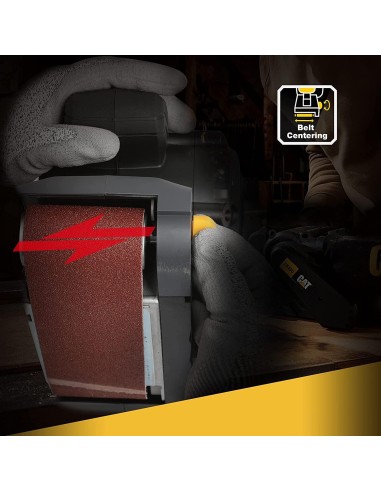 6 - Levigatrice a nastro 950w 75x533 Caterpillar DX48