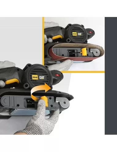 7 - Levigatrice a nastro 950w 75x533 Caterpillar DX48