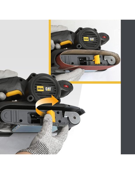 7 - Levigatrice a nastro 950w 75x533 Caterpillar DX48 7 - Levigatrice a nastro 950w 75x533 Caterpillar DX48